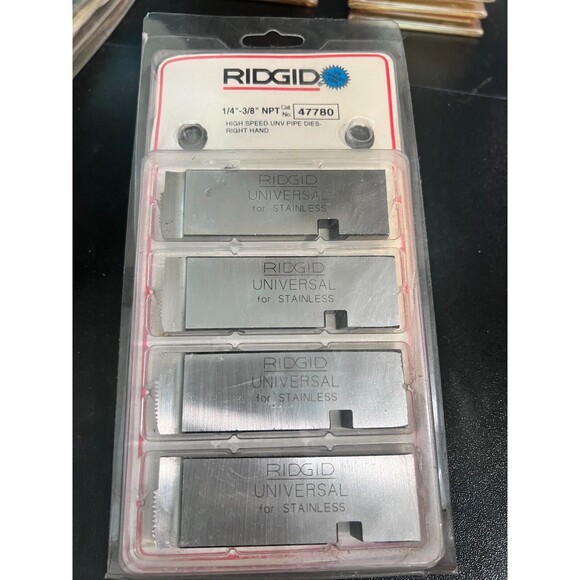 Ridgid 47780 1/4 to 3/8 NPT Pipe Threading Replacement Die - Picture 1 of 4